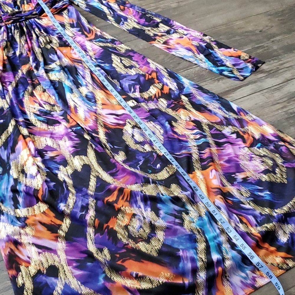 Oleg Cassini Halter Neck Backless Maxi Dre… - Picture 11 of 14